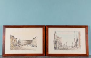 MICHELE CASCELLA : Paesaggi italiani  - Asta ECLECTICA, the home of designer Nicol Castellini Baldissera - Associazione Nazionale - Case d'Asta italiane