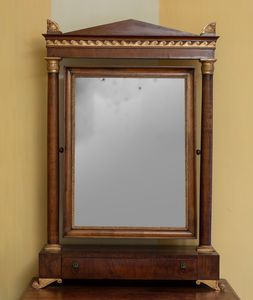 Psiche da tavolo Impero in mogano. XIX secolo  - Asta ECLECTICA, the home of designer Nicol Castellini Baldissera - Associazione Nazionale - Case d'Asta italiane