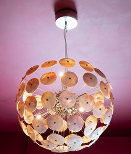 Lampada a sospensione. XX secolo  - Asta ECLECTICA, the home of designer Nicol Castellini Baldissera - Associazione Nazionale - Case d'Asta italiane