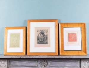 Max Ernst - Hommage  Rimbaud, 1961<BR>Printemps de ciel, 1963<BR>Lumire infranchissable pouttiture, 1964<BR><BR>