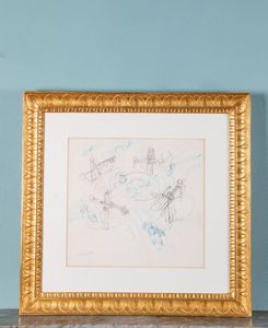 Roberto Sebastian Antonio Matta : Senza titolo  - Asta ECLECTICA, the home of designer Nicol� Castellini Baldissera - Associazione Nazionale - Case d'Asta italiane