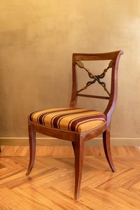 Coppia di sedie intagliate. XIX secolo  - Asta ECLECTICA, the home of designer Nicol Castellini Baldissera - Associazione Nazionale - Case d'Asta italiane