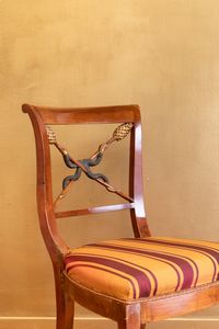 Coppia di sedie intagliate. XIX secolo  - Asta ECLECTICA, the home of designer Nicol Castellini Baldissera - Associazione Nazionale - Case d'Asta italiane