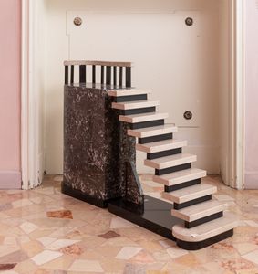 Modellino architettonico in marmi vari. XX secolo  - Asta ECLECTICA, the home of designer Nicol� Castellini Baldissera - Associazione Nazionale - Case d'Asta italiane