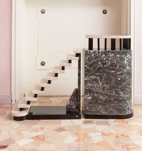 Modellino architettonico in marmi vari. XX secolo  - Asta ECLECTICA, the home of designer Nicol� Castellini Baldissera - Associazione Nazionale - Case d'Asta italiane