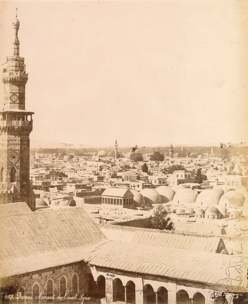 ,Félix Bonfils : Damas, Minaret de l'ovest, Syrie  - Asta Fotografia: Under 1K - Associazione Nazionale - Case d'Asta italiane