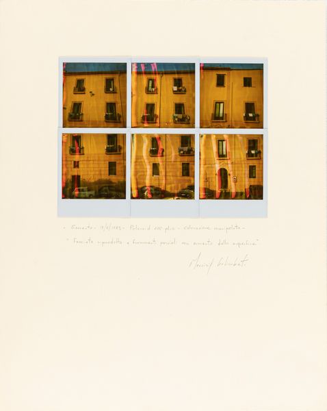 ,MAURIZIO GALIMBERTI : Sorrento, facciata riprodotta a frammenti parziali con aumento della superficie  - Asta Fotografia: Under 1K - Associazione Nazionale - Case d'Asta italiane