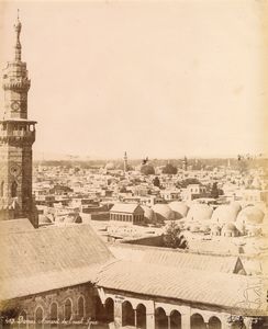 ,Félix Bonfils - Damas, Minaret de l'ovest, Syrie