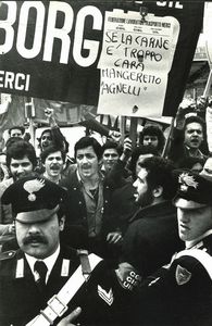 ,Dino Fracchia - Manifestazione, Milano