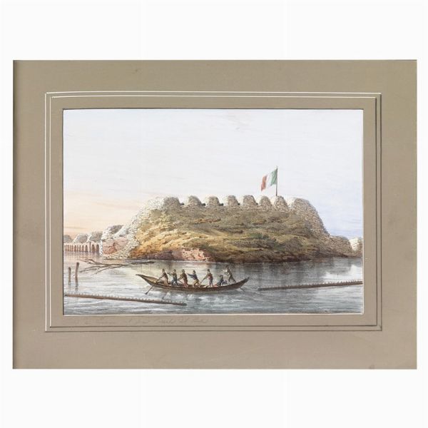 (Venezia - Illustrati 800)   [MORO, Marco].   Assedio di Venezia nel 1849  . [Venezia, Lit. Ripamonti Carpano, dopo il 1849].  - Asta Libri, manoscritti e autografi - Associazione Nazionale - Case d'Asta italiane