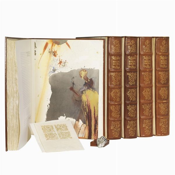 (Edizioni di pregio &ndash; Illustrati 900)   DAL&Igrave;, Salvador (1904-1989).   Biblia Sacra vulgatae editionis … imaginibus Salvador Dal&igrave; exornata.   Milano, Rizzoli, 1967.  - Asta Libri, manoscritti e autografi - Associazione Nazionale - Case d'Asta italiane