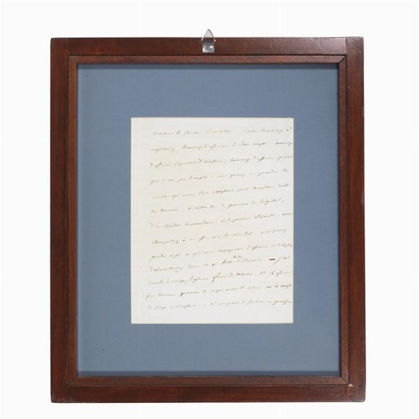Lotto di 2 lettere napoleoniche che include:  - Asta Libri, manoscritti e autografi - Associazione Nazionale - Case d'Asta italiane