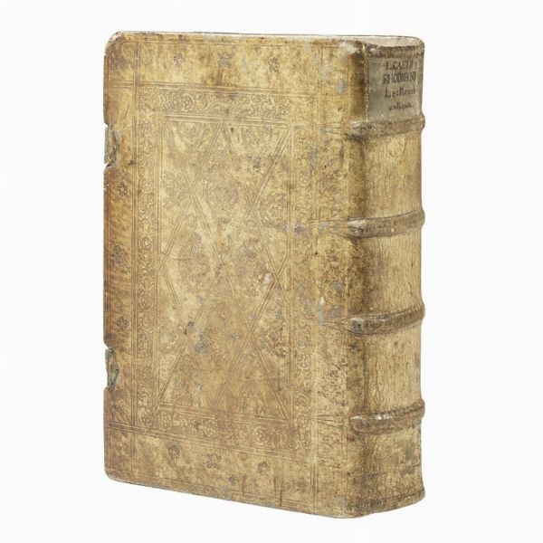 (Sapere enciclopedico - Illustrati 500)   RICCHIERI, Ludovico.   Lectionum antiquarum libri XVI.   ([Var. B:] Basileae, apud Ioannem Frobenium, M. Martii D. XVIII 1518).  - Asta Libri, manoscritti e autografi - Associazione Nazionale - Case d'Asta italiane