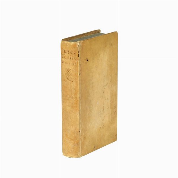 (Cavalleria - Duello)   DAL POZZO, Paride.   Duello libro de re, imperatori, prencipi signori, gentil&rsquo;huomini, & de tutti armigeri, continente disfide concordie, pace, casi accadenti, & iudicii con ragione, essempli, & authoritate.   (Stampato in la inclita cita de Venetia, adi XII. Maggio. 1521).  - Asta Libri, manoscritti e autografi - Associazione Nazionale - Case d'Asta italiane