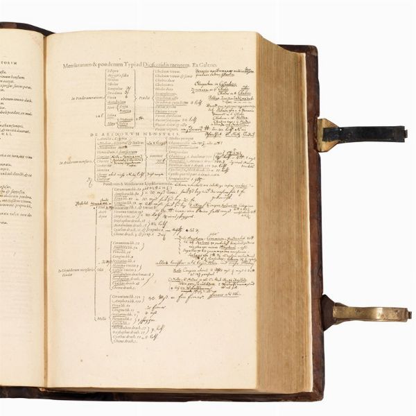 (Botanica - Illustrati 500)   MATTIOLI, Pietro Andrea.   Opera qu&aelig; extant omnia  . [Francoforte], officina Nicolai Bass&aelig;i, 1598.  - Asta Libri, manoscritti e autografi - Associazione Nazionale - Case d'Asta italiane