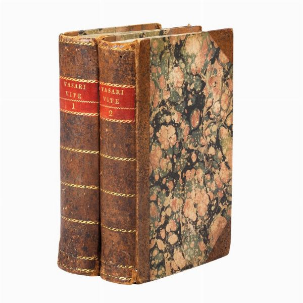 VASARI, Giorgio.   Le vite de pi&ugrave; eccellenti architetti, pittori, et scultori italiani, da Cimabue insino a&rsquo; tempi nostri.   In Firenze, (appresso Lorenzo Torrentino), 1550.  - Asta Libri, manoscritti e autografi - Associazione Nazionale - Case d'Asta italiane
