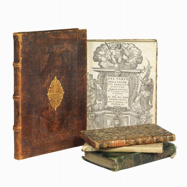 (Cinquecentine)   Lotto di 5 libri del Cinquecento.  - Asta Libri, manoscritti e autografi - Associazione Nazionale - Case d'Asta italiane