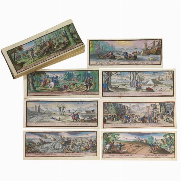 (Caccia - Illustrati 600)   BOL, Hans. [  Venationes, piscationes, et aucupii typi  ]. [Ca. 1600].  - Asta Libri, manoscritti e autografi - Associazione Nazionale - Case d'Asta italiane