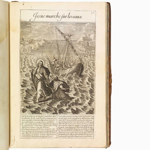 (Religiosi - Illustrati 600)   Histoire de la vie et passion de nostre sauveur Jesus Christ avec les figures et quelques r&eacute;flections sur les principaux myst&egrave;res.   A Paris, Chez Jean Baptiste Loison, [ca. 1663].  - Asta Libri, manoscritti e autografi - Associazione Nazionale - Case d'Asta italiane