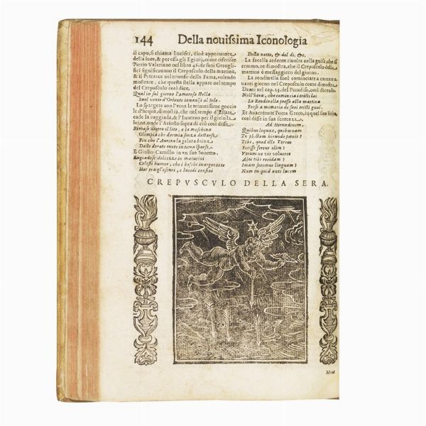 (Emblemi - Illustrati 500)   RIPA, Cesare.   Della nouissima iconologia … Ampliata in quest'ultima editione non solo dallo stesso auttore di Trecento, e cinquantadue imagini, … Ma ancora arrichita ... dal sig. Gio. Zaratino Castellini romano.   In Padoua, per Pietro Paolo Tozzi, 1625.  - Asta Libri, manoscritti e autografi - Associazione Nazionale - Case d'Asta italiane