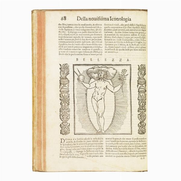 (Emblemi - Illustrati 500)   RIPA, Cesare.   Della nouissima iconologia … Ampliata in quest'ultima editione non solo dallo stesso auttore di Trecento, e cinquantadue imagini, … Ma ancora arrichita ... dal sig. Gio. Zaratino Castellini romano.   In Padoua, per Pietro Paolo Tozzi, 1625.  - Asta Libri, manoscritti e autografi - Associazione Nazionale - Case d'Asta italiane