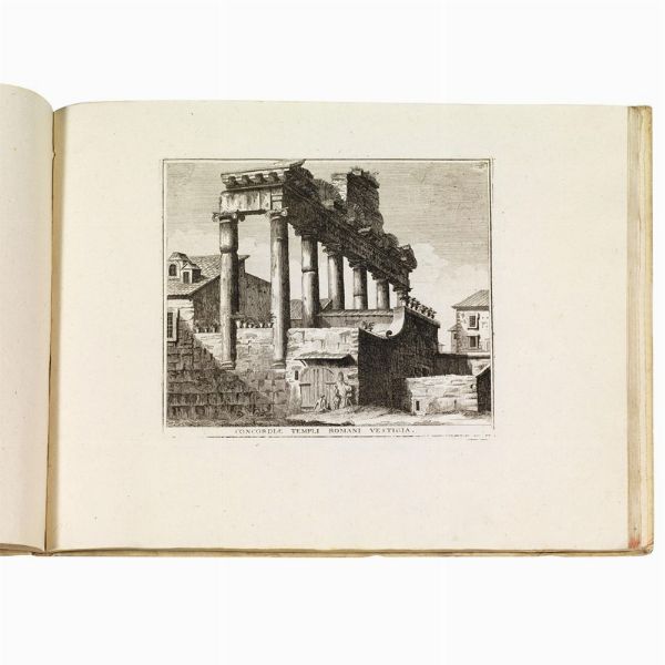 (Roma - Illustrati 700)   ALESSANDRI, Innocente  . Collezione di sessanta principali vedute della citt&agrave; di Roma antica e moderna.   Venezia, Innocente Alessandri, 1799.  - Asta Libri, manoscritti e autografi - Associazione Nazionale - Case d'Asta italiane