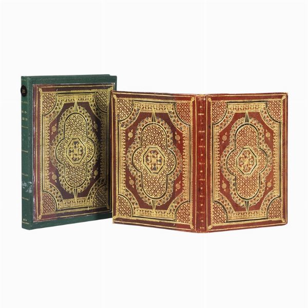 (Manoscritti - Legature)   Manoscritto miniato su pergamena, relativo alla famiglia Giovanelli, 1688, in pregiata legatura coeva.  - Asta Libri, manoscritti e autografi - Associazione Nazionale - Case d'Asta italiane