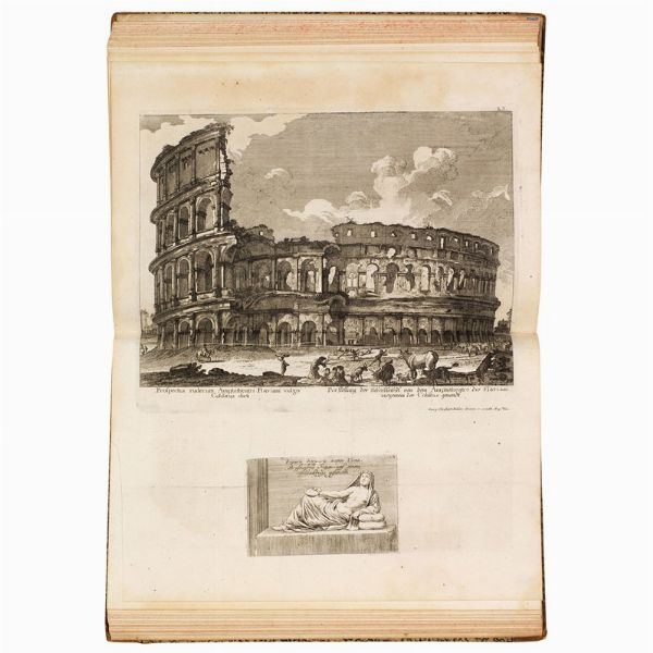 (Roma - Illustrati 700)   BARBAULT, Jean.   Denkm&auml;ler des Alten Roms.   Augsburg und Memmingen, Conrad Heinrich Stage, 1767.  - Asta Libri, manoscritti e autografi - Associazione Nazionale - Case d'Asta italiane