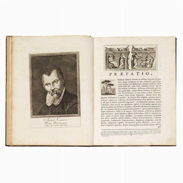 (Arte - Illustrati 700)   CARRACCI, Annibale.   Aedium Farnesiarum tabulæ.   Romæ, sumptibus Venantii Monaldini, 1753.  - Asta Libri, manoscritti e autografi - Associazione Nazionale - Case d'Asta italiane