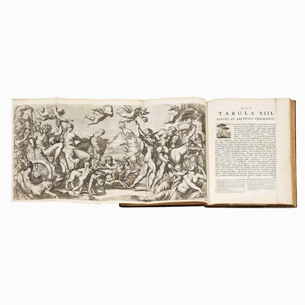 (Arte - Illustrati 700)   CARRACCI, Annibale.   Aedium Farnesiarum tabulæ.   Romæ, sumptibus Venantii Monaldini, 1753.  - Asta Libri, manoscritti e autografi - Associazione Nazionale - Case d'Asta italiane