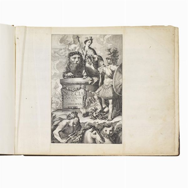 (Svezia - Architettura - Illustrati 700)   DAHLBERG, Erik.     Suecia antiqua et hodierna I-III  . [Stockholm, Jan Gros de Vries, ca. 1691] - 1728.  - Asta Libri, manoscritti e autografi - Associazione Nazionale - Case d'Asta italiane