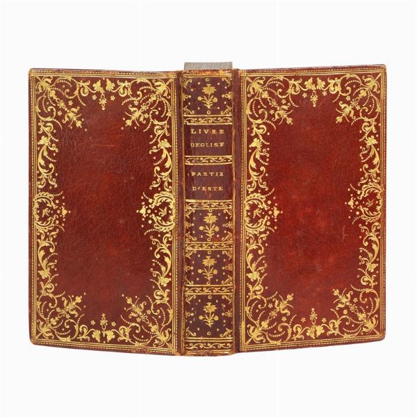 (Legatura)   Livre d&rsquo;Eglise Latin-Fran&ccedil;ois  . Paris, Libraires Associ&eacute;s, 1772.  - Asta Libri, manoscritti e autografi - Associazione Nazionale - Case d'Asta italiane