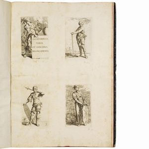 (Illustrati 700)   ROSA, Salvator (1615-1673) - ANTONINI, Carlo (1740-1821). [  Serie di LXXXV disegni in varie grandezze composti dal celebre pittore Salvator Rosa pubblicati ed incisi da Carlo Antonini.   In Roma: nella Stamperia dei Casaletti, 1780.]  - Asta Libri, manoscritti e autografi - Associazione Nazionale - Case d'Asta italiane