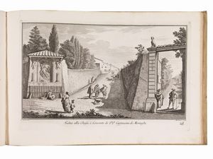 (Toscana &ndash; Viaggio &ndash; Illustrati 700)   ZOCCHI, Giuseppe.   Vedute delle ville, e d&rsquo;altri luoghi della Toscana.   Firenze, Giuseppe Allegrini, 1744.  - Asta Libri, manoscritti e autografi - Associazione Nazionale - Case d'Asta italiane