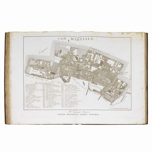 (Venezia - Illustrati 800)   PAGANUZZI, Giovanni Battista.   Iconografia delle trenta parrocchie di Venezia.   1821.  - Asta Libri, manoscritti e autografi - Associazione Nazionale - Case d'Asta italiane