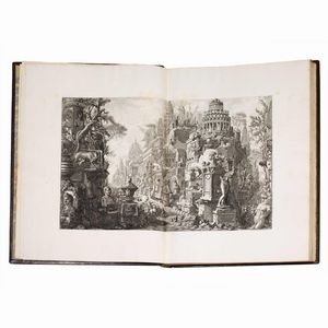 (Roma - Architettura - Illustrati 800)   PIRANESI, Giovanni Battista.   Le antichit&agrave; romane.   Parigi, da&rsquo; Torchi de&rsquo; Fratelli Firmin Didot Libraj, 1835.  - Asta Libri, manoscritti e autografi - Associazione Nazionale - Case d'Asta italiane