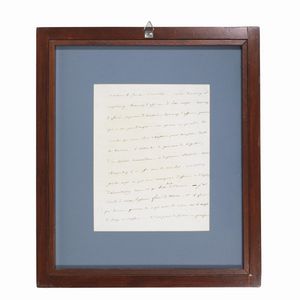 Lotto di 2 lettere napoleoniche che include:  - Asta Libri, manoscritti e autografi - Associazione Nazionale - Case d'Asta italiane