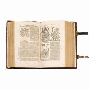 (Botanica - Illustrati 500)   MATTIOLI, Pietro Andrea.   Opera qu&aelig; extant omnia  . [Francoforte], officina Nicolai Bass&aelig;i, 1598.  - Asta Libri, manoscritti e autografi - Associazione Nazionale - Case d'Asta italiane