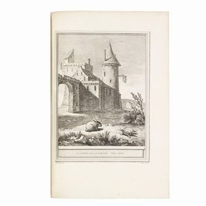 (Classici - Illustrati 700)   LA FONTAINE, Jean de.   Fables choisies, mises en vers par J. de La Fontaine. Tome premier [-quatri&egrave;me].   A Paris, chez Desaint & Saillant, chez Durand, de l&rsquo;imprimerie de Charles-Antoine Jombert, 1755-1759.  - Asta Libri, manoscritti e autografi - Associazione Nazionale - Case d'Asta italiane
