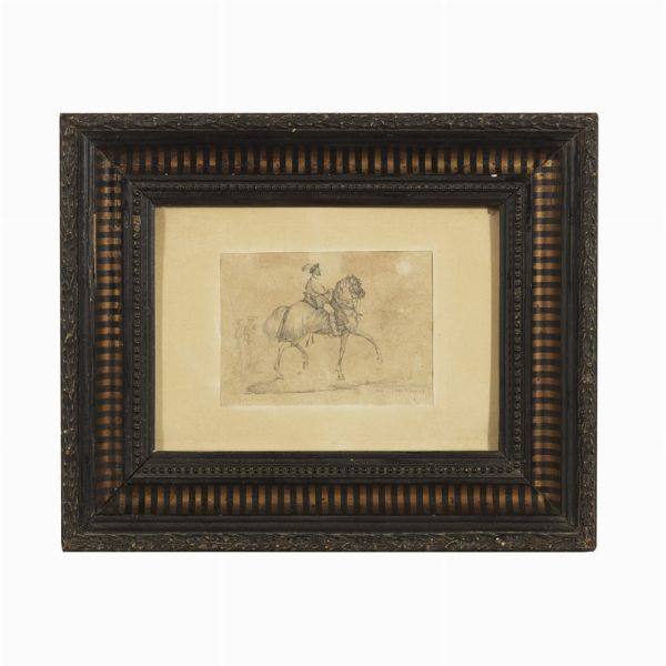 Horace Vernet  - Asta Opere su carta: disegni e stampe dal XVI al XIX secolo  - Associazione Nazionale - Case d'Asta italiane