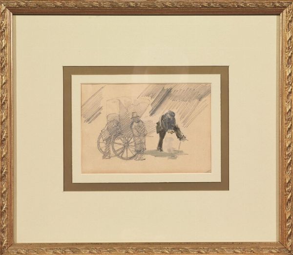 Scuola veneta, sec. XIX  - Asta Opere su carta: disegni e stampe dal XVI al XIX secolo  - Associazione Nazionale - Case d'Asta italiane