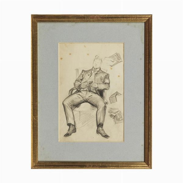 Artista dell'inizio del sec. XX  - Asta Opere su carta: disegni e stampe dal XVI al XIX secolo  - Associazione Nazionale - Case d'Asta italiane