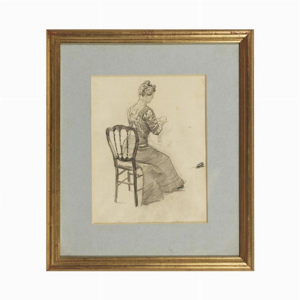 Artista dell'inizio del sec. XX  - Asta Opere su carta: disegni e stampe dal XVI al XIX secolo  - Associazione Nazionale - Case d'Asta italiane