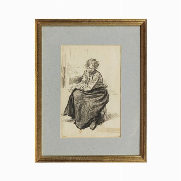 Artista dell'inizio del sec. XX  - Asta Opere su carta: disegni e stampe dal XVI al XIX secolo  - Associazione Nazionale - Case d'Asta italiane