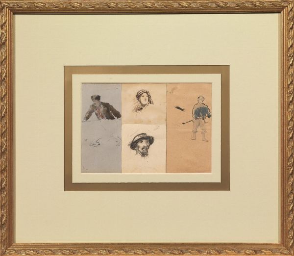 FRAGIACOMO PIETRO : Pietro Fragiacomo  - Asta Opere su carta: disegni e stampe dal XVI al XIX secolo  - Associazione Nazionale - Case d'Asta italiane