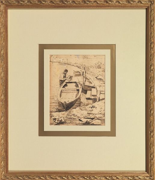 FRAGIACOMO PIETRO : Pietro Fragiacomo  - Asta Opere su carta: disegni e stampe dal XVI al XIX secolo  - Associazione Nazionale - Case d'Asta italiane