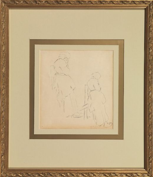 FRAGIACOMO PIETRO : Pietro Fragiacomo  - Asta Opere su carta: disegni e stampe dal XVI al XIX secolo  - Associazione Nazionale - Case d'Asta italiane