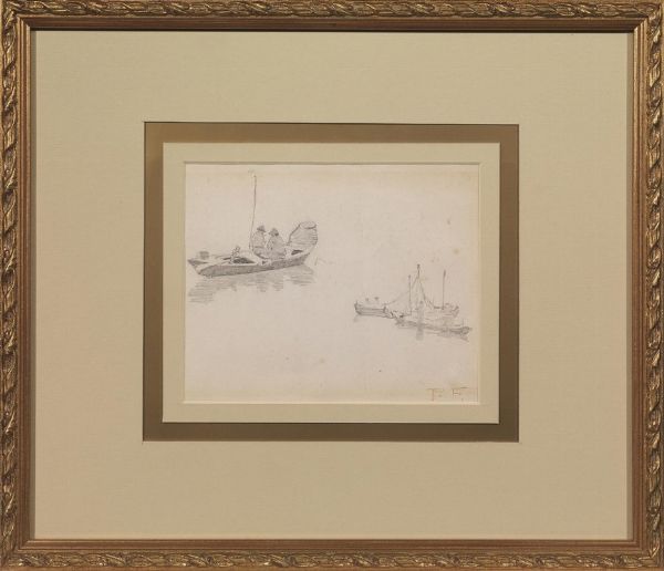 FRAGIACOMO PIETRO : Pietro Fragiacomo  - Asta Opere su carta: disegni e stampe dal XVI al XIX secolo  - Associazione Nazionale - Case d'Asta italiane