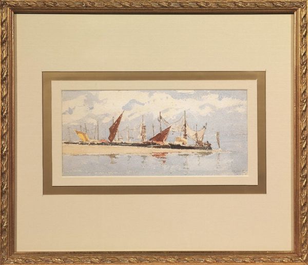 FRAGIACOMO PIETRO : Pietro Fragiacomo  - Asta Opere su carta: disegni e stampe dal XVI al XIX secolo  - Associazione Nazionale - Case d'Asta italiane