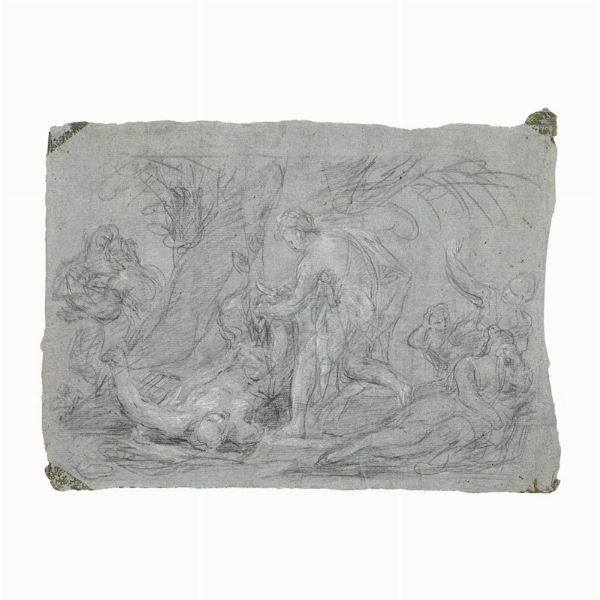 Artista del sec. XVIII  - Asta Opere su carta: disegni e stampe dal XVI al XIX secolo  - Associazione Nazionale - Case d'Asta italiane